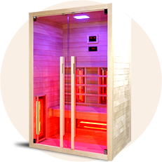 Saune a infrarossi economiche VITA-SOL - demo prodotto