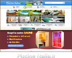Banner vendita piscine di Piscine Italia