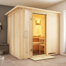 Sauna finlandese Dina 68 mm - 196x170x198 cm