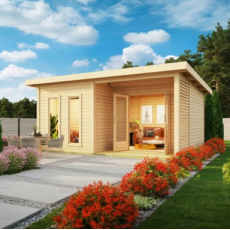 Sauna finlandese da giardino CasaSauna Big Sauna finlandese da esterno CasaSauna Big