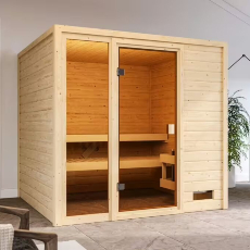 Sauna finlandese da interno in massello Franci 38 mm